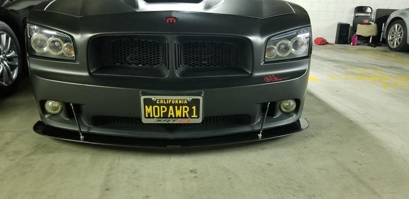 2006-2010 Dodge Charger SE SXT R/T srt8 Front Splitter | Too Fast Autoparts | Order Online