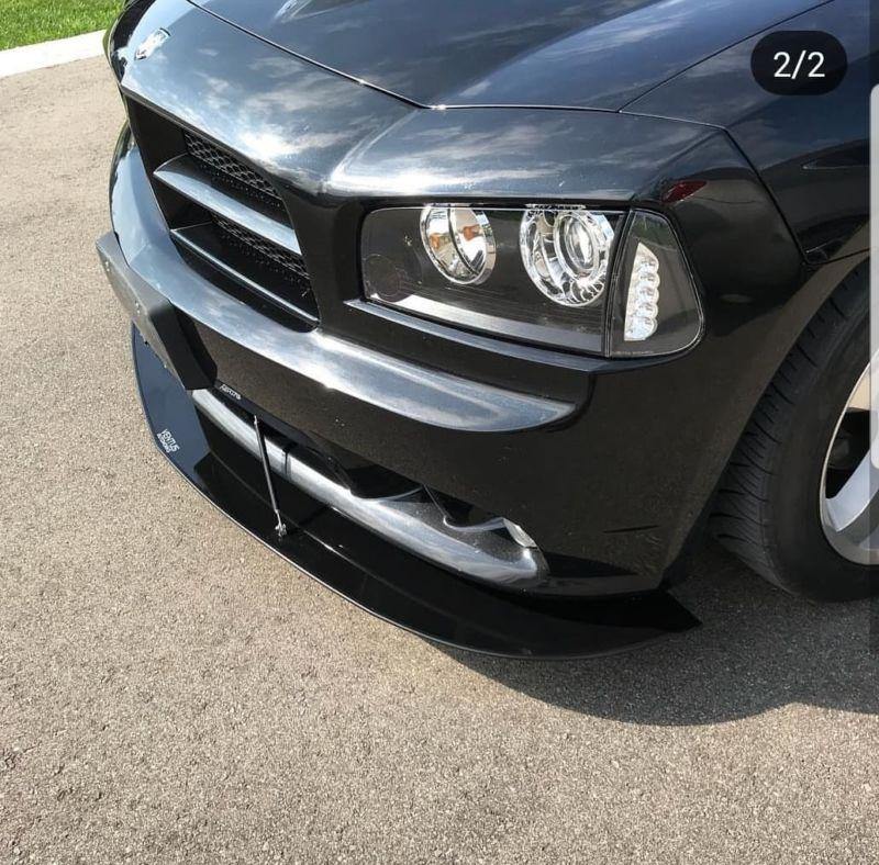 2006-2010 Dodge Charger SE SXT R/T srt8 Front Splitter | Too Fast Autoparts | Order Online