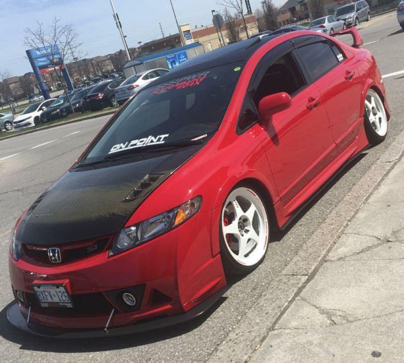2006-2011 Honda Civic Mugen RR bumper" Front Splitter"