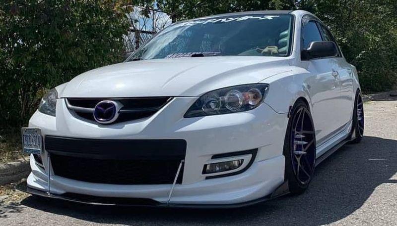 2007-2009 mazda 3/speed 3 n1/gv style lip" Front Splitter"