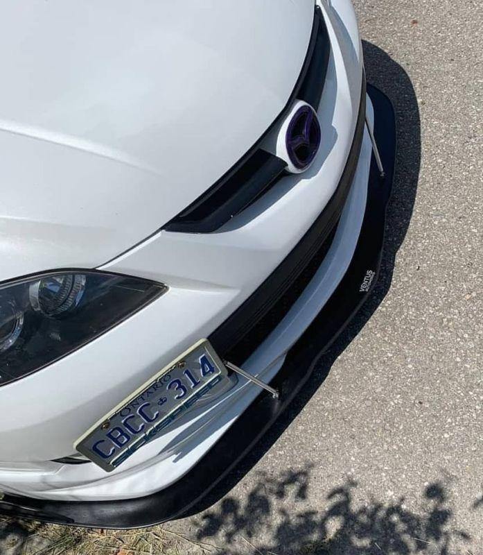 2007-2009 mazda 3/speed 3 n1/gv style lip" Front Splitter"