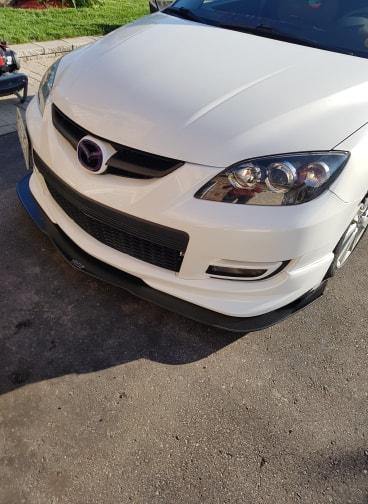 2007-2009 mazda 3/speed 3 n1/gv style lip" Front Splitter"