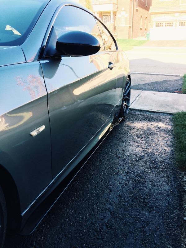 2007-2012 Bmw 328/335 E92/e93" coupe/convertible Side Splitters"