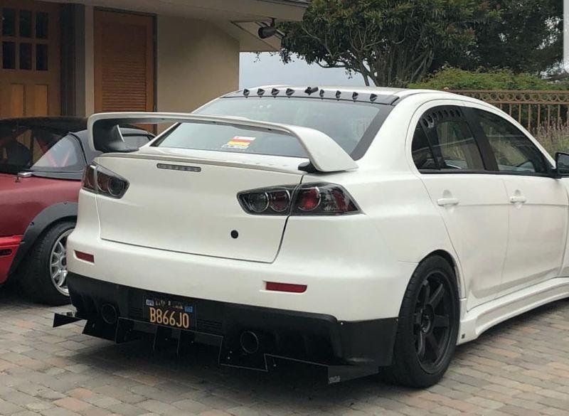 2007-2015 Mitsubishi EVO X FULL Rear Diffuser Ventus AutoWorks 