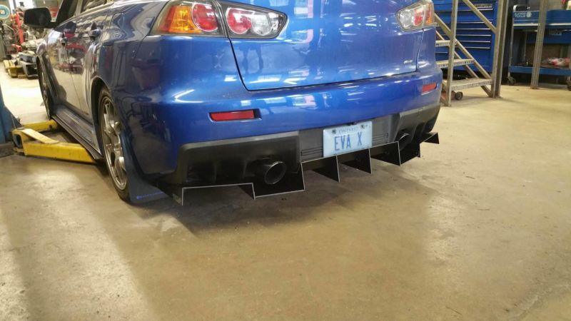 2007-2015 Mitsubishi EVO X FULL Rear Diffuser Ventus AutoWorks 