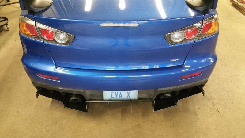 2007-2015 Mitsubishi EVO X FULL Rear Diffuser Ventus AutoWorks 