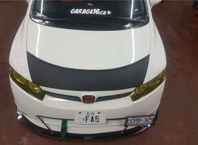 2008-2010 honda civic sedan mugen lip" fa5 Front Splitter"