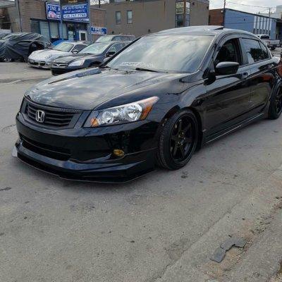 2008-2012 Honda accord Sedan Mugen style lip" Front Splitter" Ventus AutoWorks 