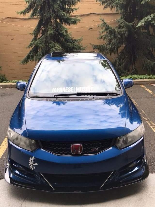 2009-2011 Honda civic si coupe HFP kit Front Splitter