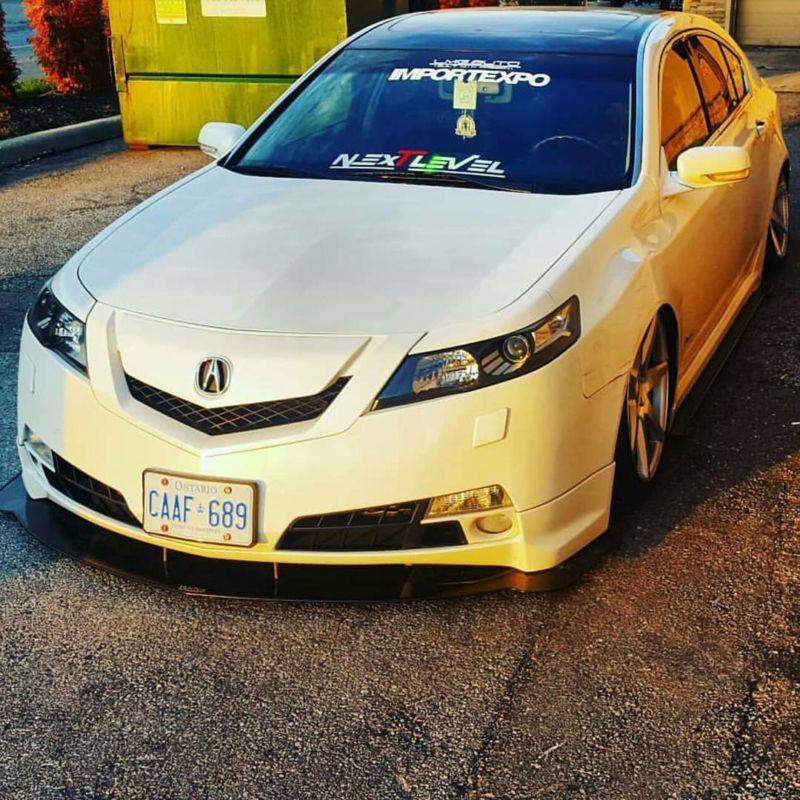 2009-2014 acura tl a-spec Front Splitter
