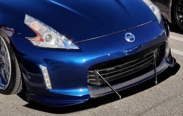 2009+ nissan 370z tk style lip" Front Splitter"