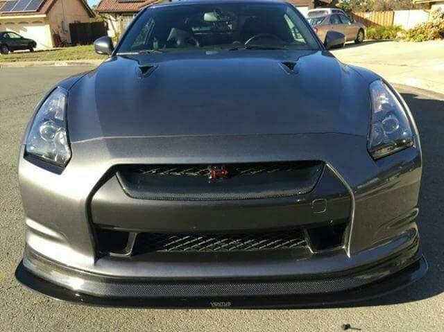 2009+ Nissan GTR (r35) version 3 rexpeed lip/OEM lip Front Splitter | Too Fast Autoparts | Order Online