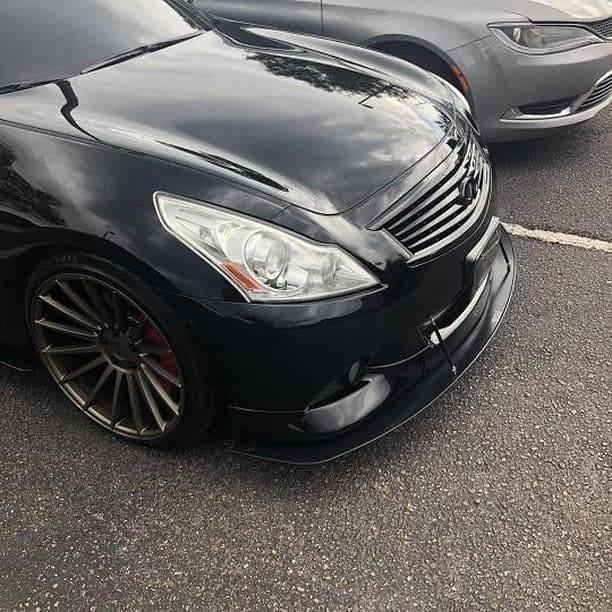 2010-2013 infiniti g37 sedan Luxury model with oe lip" Front Splitter"