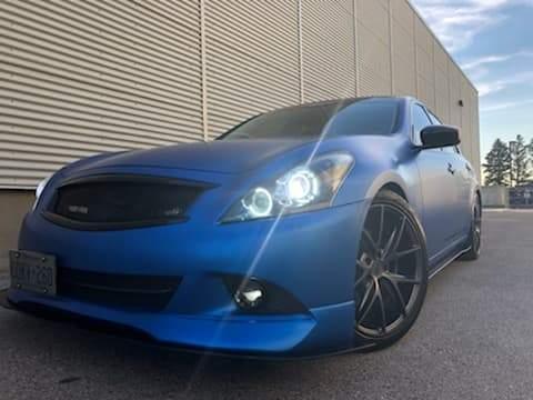 2010-2013 infiniti g37 sedan non sport racing bees evo lip" Front Splitter" Ventus AutoWorks 
