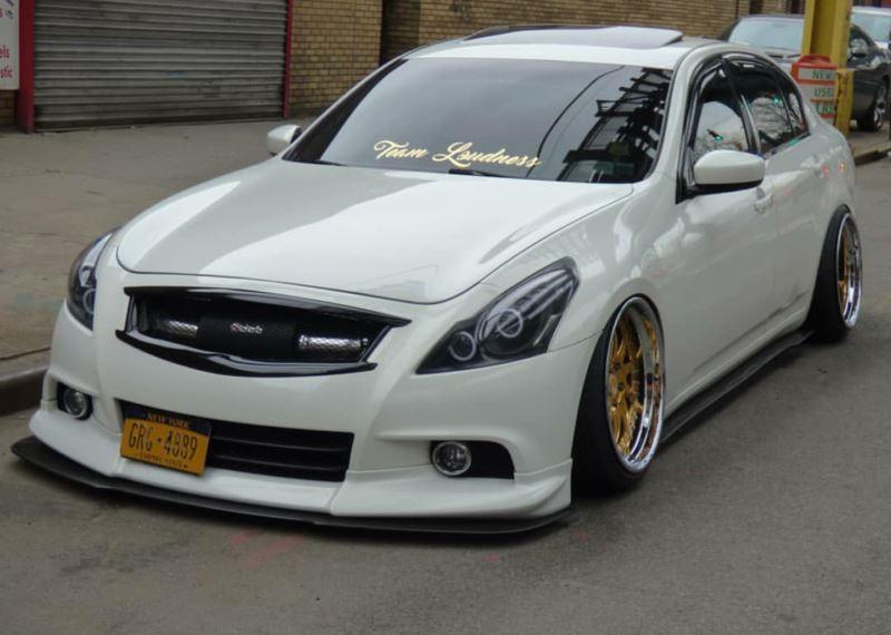2010-2013 infiniti g37 sedan sport sport lip" Front Splitter"