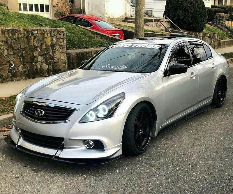 2010-2013 infiniti g37 sedan sport sport lip" Front Splitter"