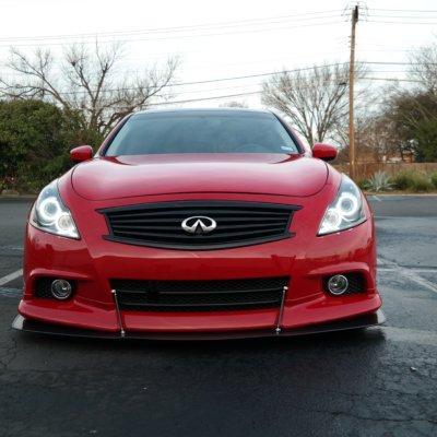 2010-2013 infiniti g37 sedan sport sport lip" Front Splitter"