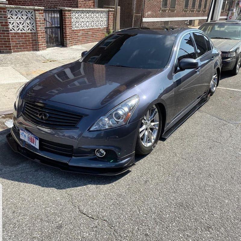 2010-2013 infiniti g37 sedan sport sport lip" Front Splitter"