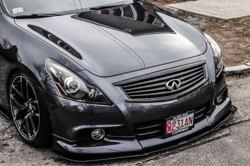 2010-2013 infiniti g37 sedan sport sport lip" Front Splitter"
