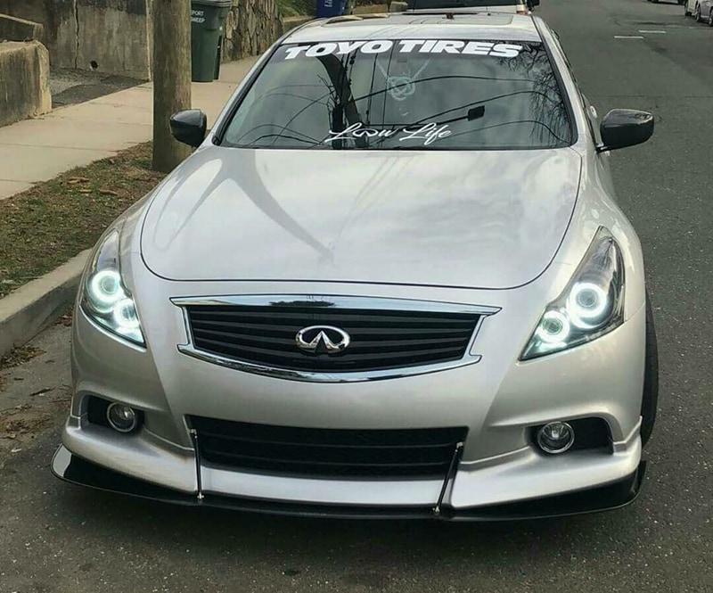 2010-2013 infiniti g37 sedan sport sport lip" Front Splitter"