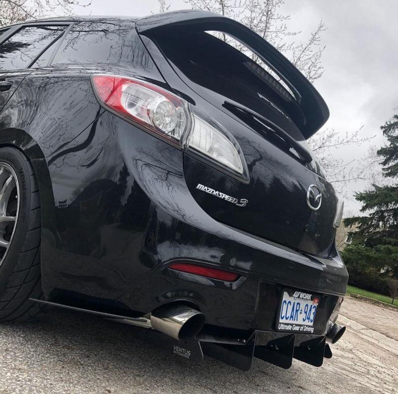 2010-2013 mazda 3/speed 3 full Rear Diffuser