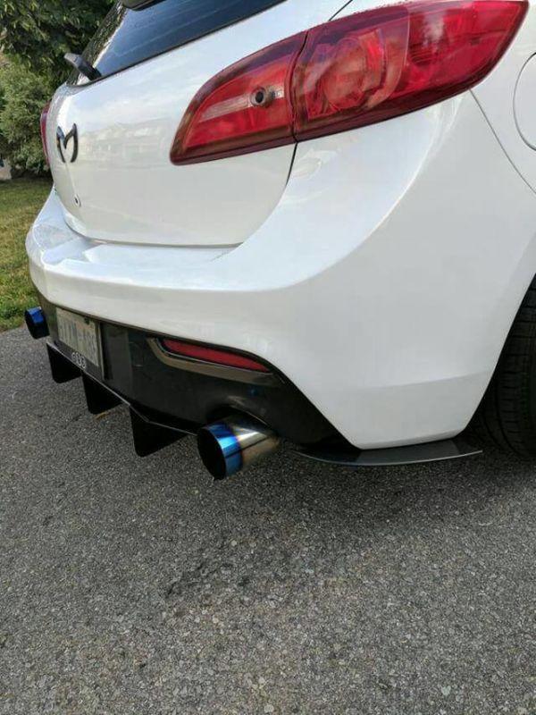 2010-2013 mazda 3/speed 3 full Rear Diffuser