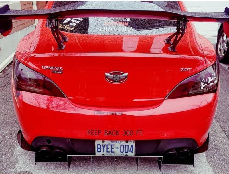 2010+ Hyundai Genesis coupe Rear Diffuser Ventus AutoWorks 