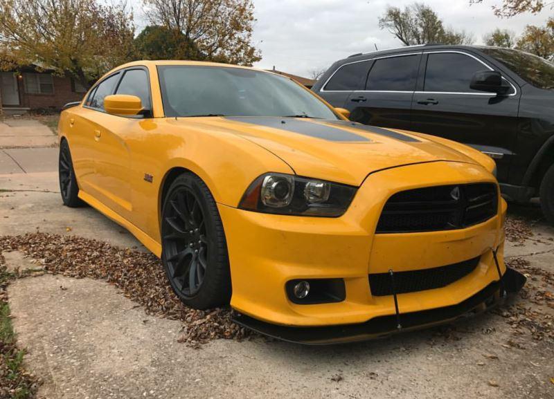 2011-2014 Dodge charger SRT8 SRT Front Splitter