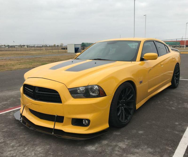 2011-2014 Dodge charger SRT8 SRT Front Splitter