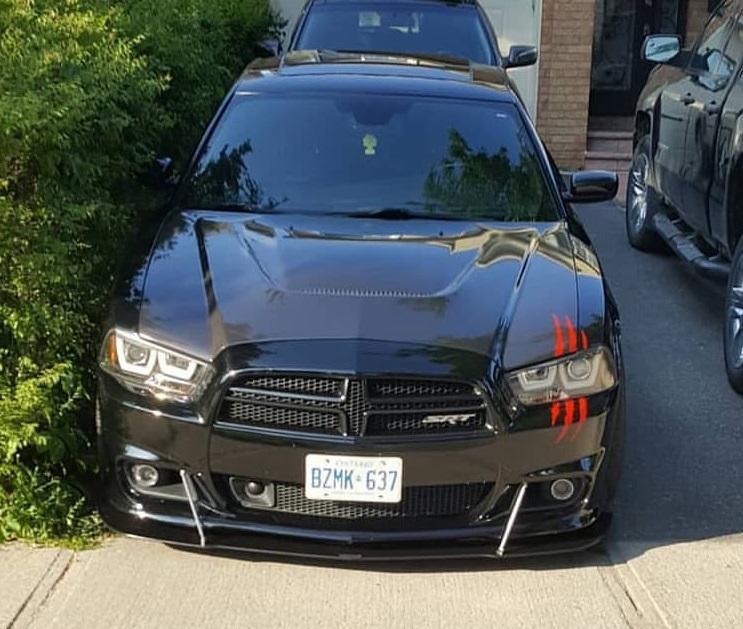 2011-2014 Dodge charger SRT8 SRT Front Splitter