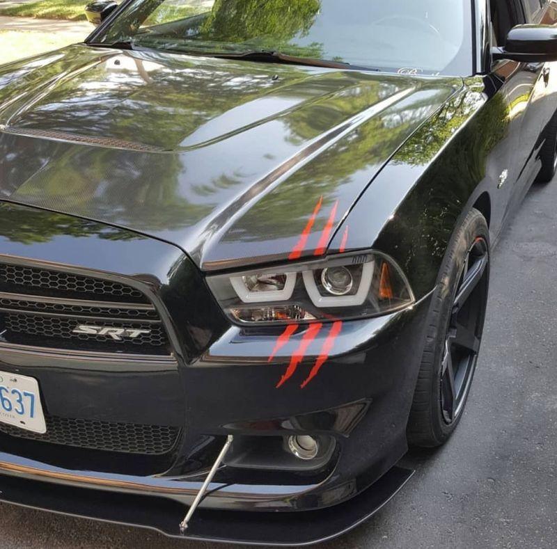 2011-2014 Dodge charger SRT8 SRT Front Splitter