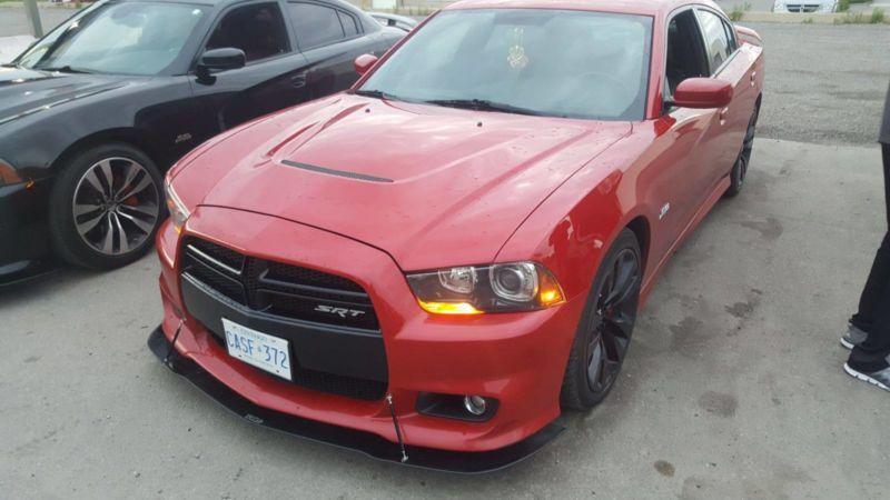 2011-2014 Dodge charger SRT8 SRT Front Splitter