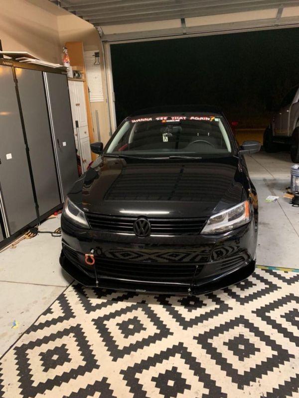 2011-2014 Volkswagen jetta mk6 Front Splitter Ventus AutoWorks 