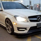 2012-2015 Mercedes Benz AMG C63 with lip Front Splitter