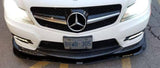 2012-2015 Mercedes Benz AMG C63 with lip Front Splitter