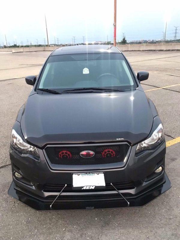 2012-2015 subaru impreza charge speed style lip" Front Splitter"