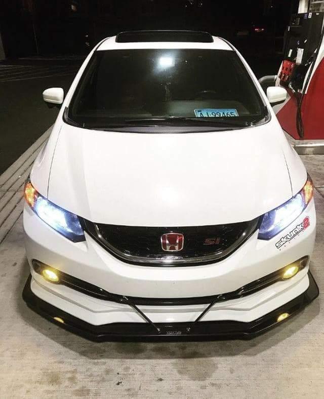 2013-2015 Honda civic Sedan Bayson-r style lip" Front Splitter"
