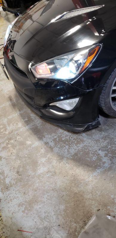 2013-2016 Hyundai genesis coupe KS style lip" Front Splitter" Ventus AutoWorks 