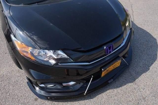 2014-2015 Honda civic coupe Ikon style lip" Front Splitter"  Too Fast Autoparts