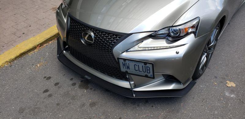 2014-2016 Lexus is250/is300/is350 f-sport" Front Splitter"