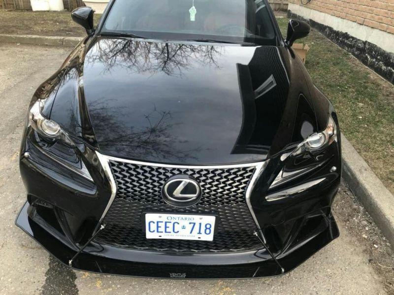 2014-2016 Lexus is250/is300/is350 f-sport" Front Splitter" Ventus AutoWorks 
