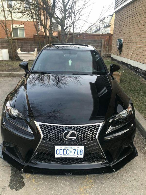 2014-2016 Lexus is250/is300/is350 f-sport" Front Splitter" Ventus AutoWorks 
