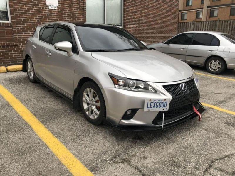 2014-2017 lexus ct200h Front Splitter