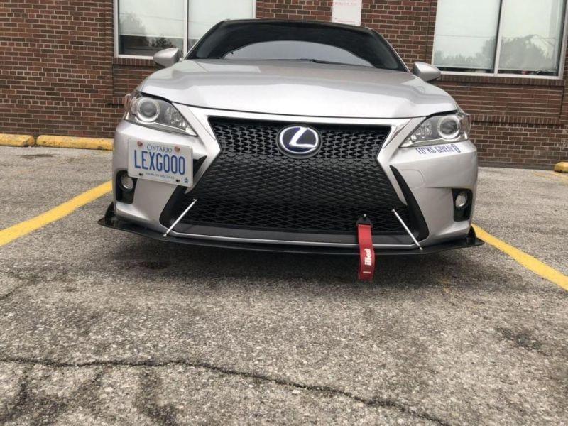 2014-2017 lexus ct200h Front Splitter Ventus AutoWorks 