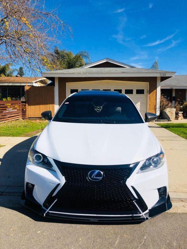 2014-2017 lexus ct200h Front Splitter Ventus AutoWorks 