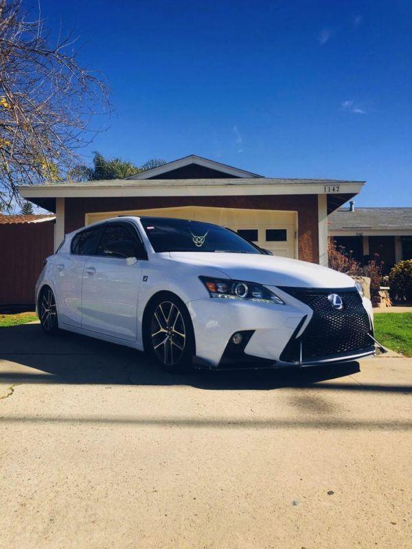 2014-2017 lexus ct200h Front Splitter Ventus AutoWorks 