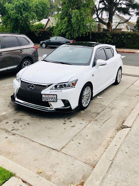 2014-2017 lexus ct200h Front Splitter Ventus AutoWorks 