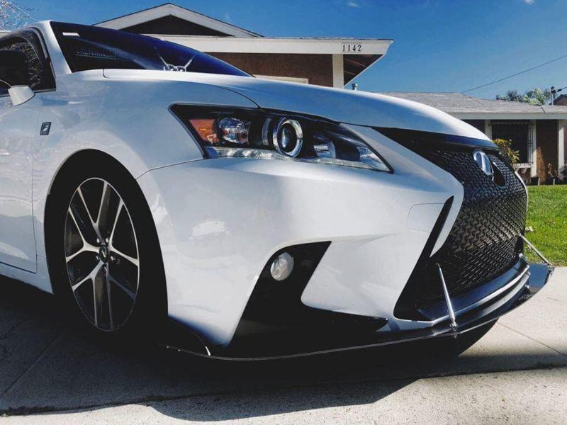 2014-2017 lexus ct200h Front Splitter Ventus AutoWorks 