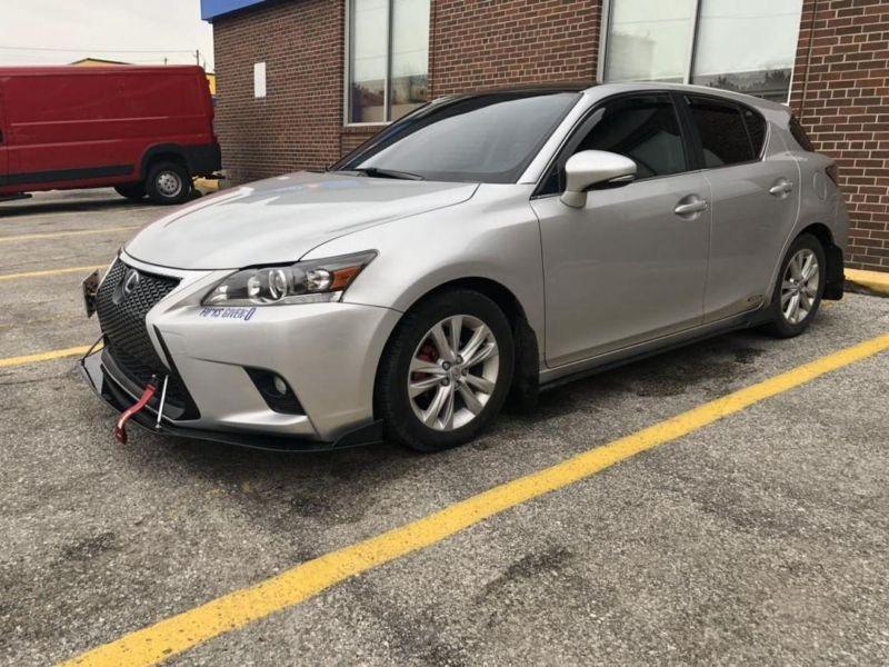 2014-2017 lexus ct200h Front Splitter Ventus AutoWorks 