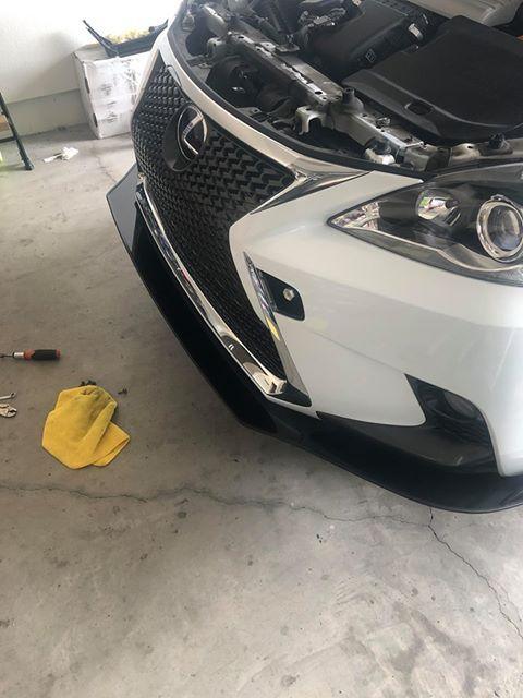 2014-2017 lexus ct200h Front Splitter Ventus AutoWorks 